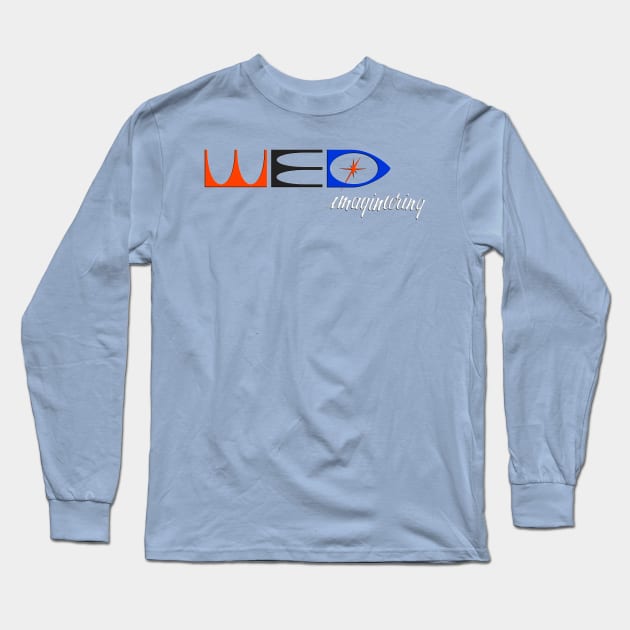 WED Imagineering Long Sleeve T-Shirt by lostboydisneyprints